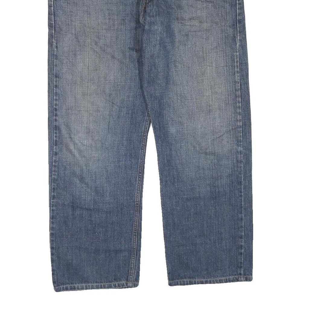 LEVI'S 505 Mens Jeans Blue Regular Straight Denim Medium W38 L30 Classic Fit Zip
