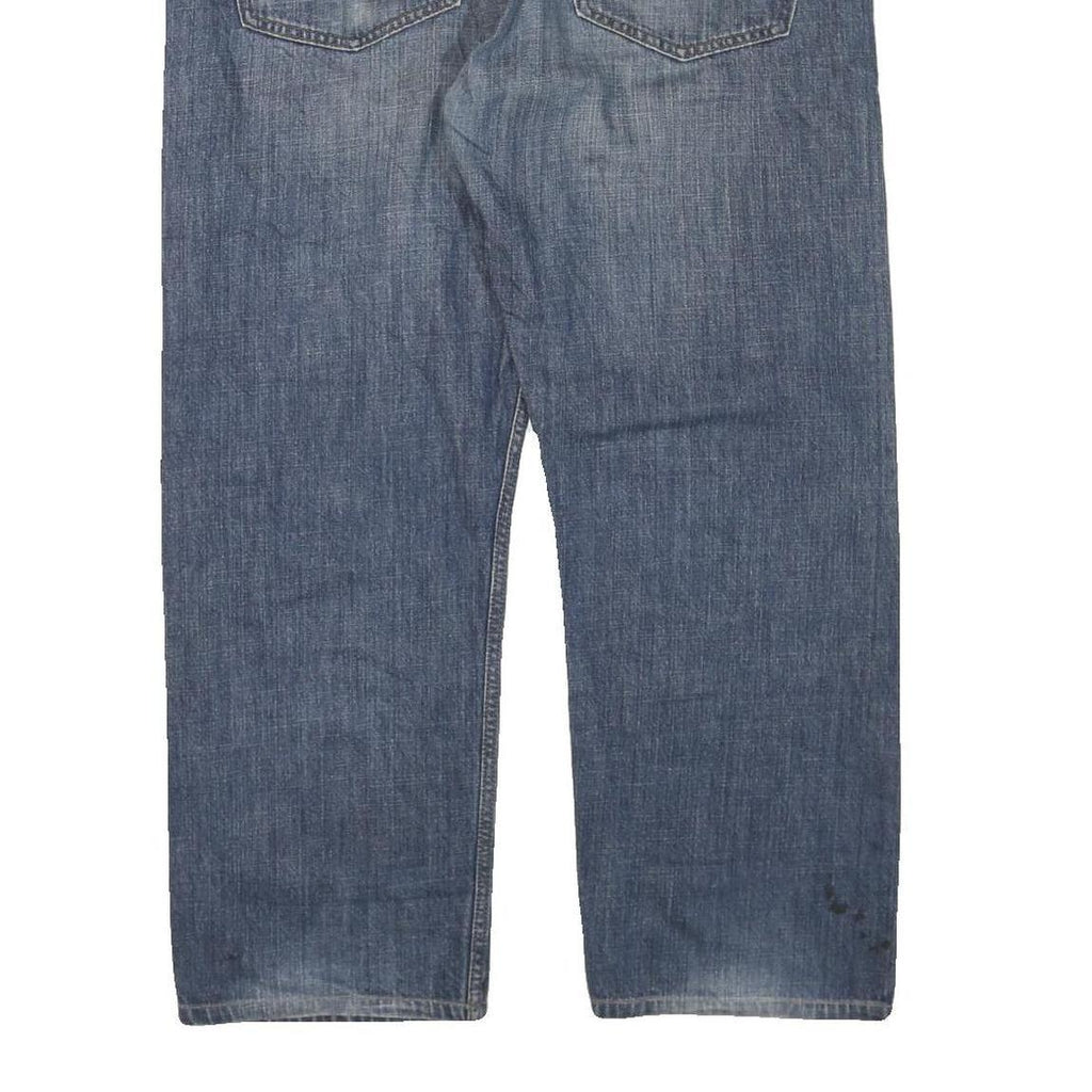 LEVI'S 505 Mens Jeans Blue Regular Straight Denim Medium W38 L30 Classic Fit Zip