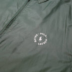 POLO RALPH LAUREN Mens Green Nylon Jacket L Lightweight Pullover Casual Zip