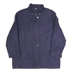 NEWPORT Womens Navy Blue Jacket M Polyester Blend Zip Casual Outerwear