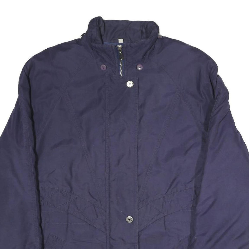 NEWPORT Womens Navy Blue Jacket M Polyester Blend Zip Casual Outerwear