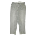 G GABALDI Mens Cotton Blend Grey Regular Fit Straight Leg Trousers W34 L31 Smart