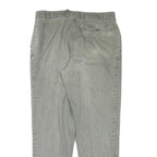 G GABALDI Mens Cotton Blend Grey Regular Fit Straight Leg Trousers W34 L31 Smart