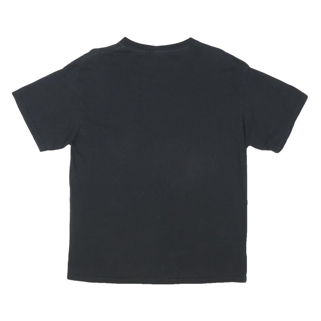 DICKIES Mens Black Graphic T-Shirt L Short Sleeve Crew Neck Cotton Blend
