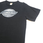 DICKIES Mens Black Graphic T-Shirt L Short Sleeve Crew Neck Cotton Blend