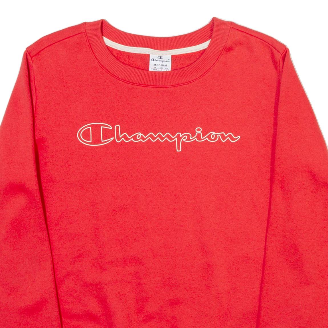 CHAMPION Mens Sweatshirt Red M