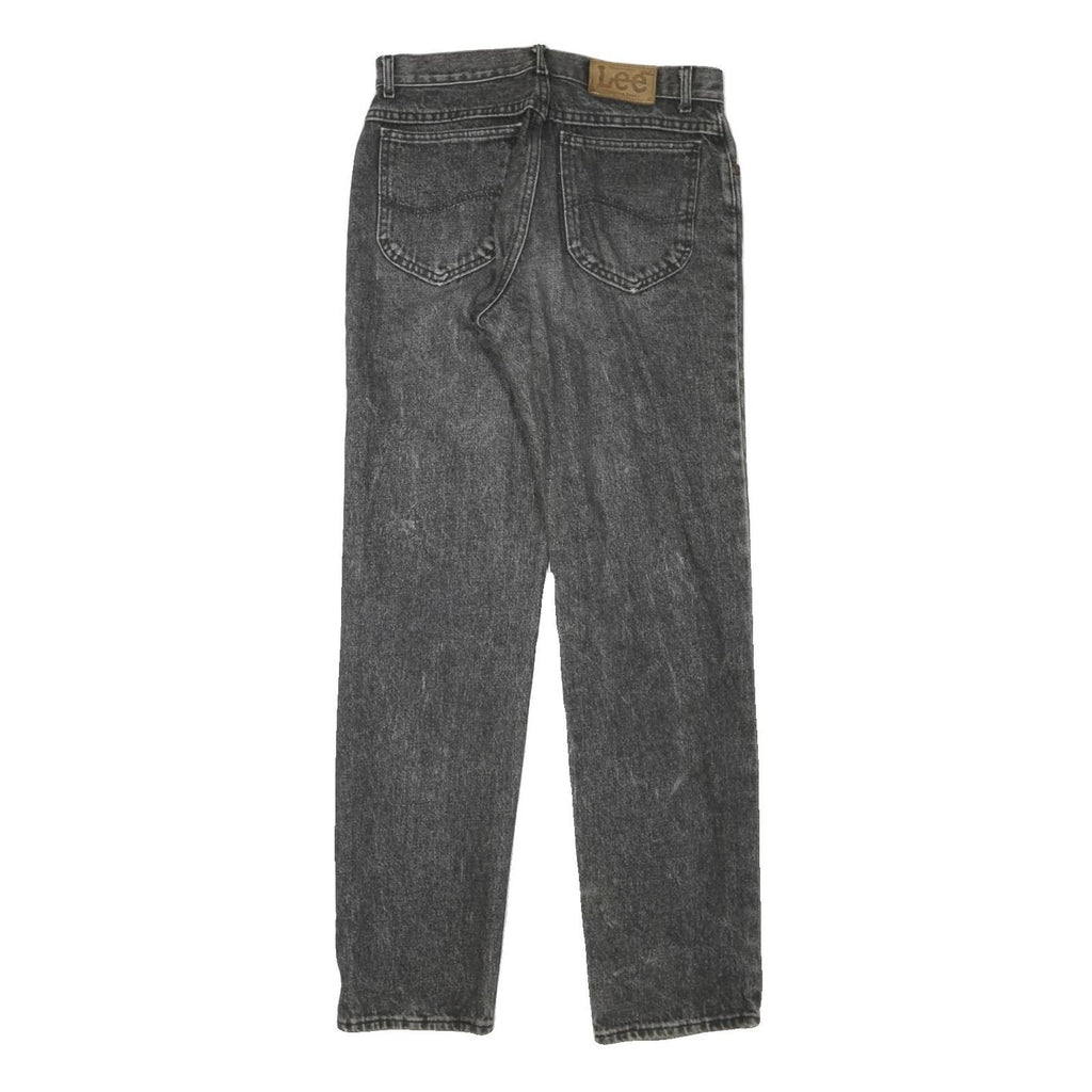 LEE Womens Regular Fit Straight Leg Denim Dark Wash Jeans W30 L31 Classic Style