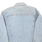 LEVI'S Mens Blue Cotton Blend Denim Jacket L Button Closure Classic Fit Casual