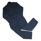 C.E. SCHMIDT WORKWEAR Mens Navy Blue Cotton Blend Dungarees L W40 L30 Workwear