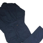 C.E. SCHMIDT WORKWEAR Mens Navy Blue Cotton Blend Dungarees L W40 L30 Workwear