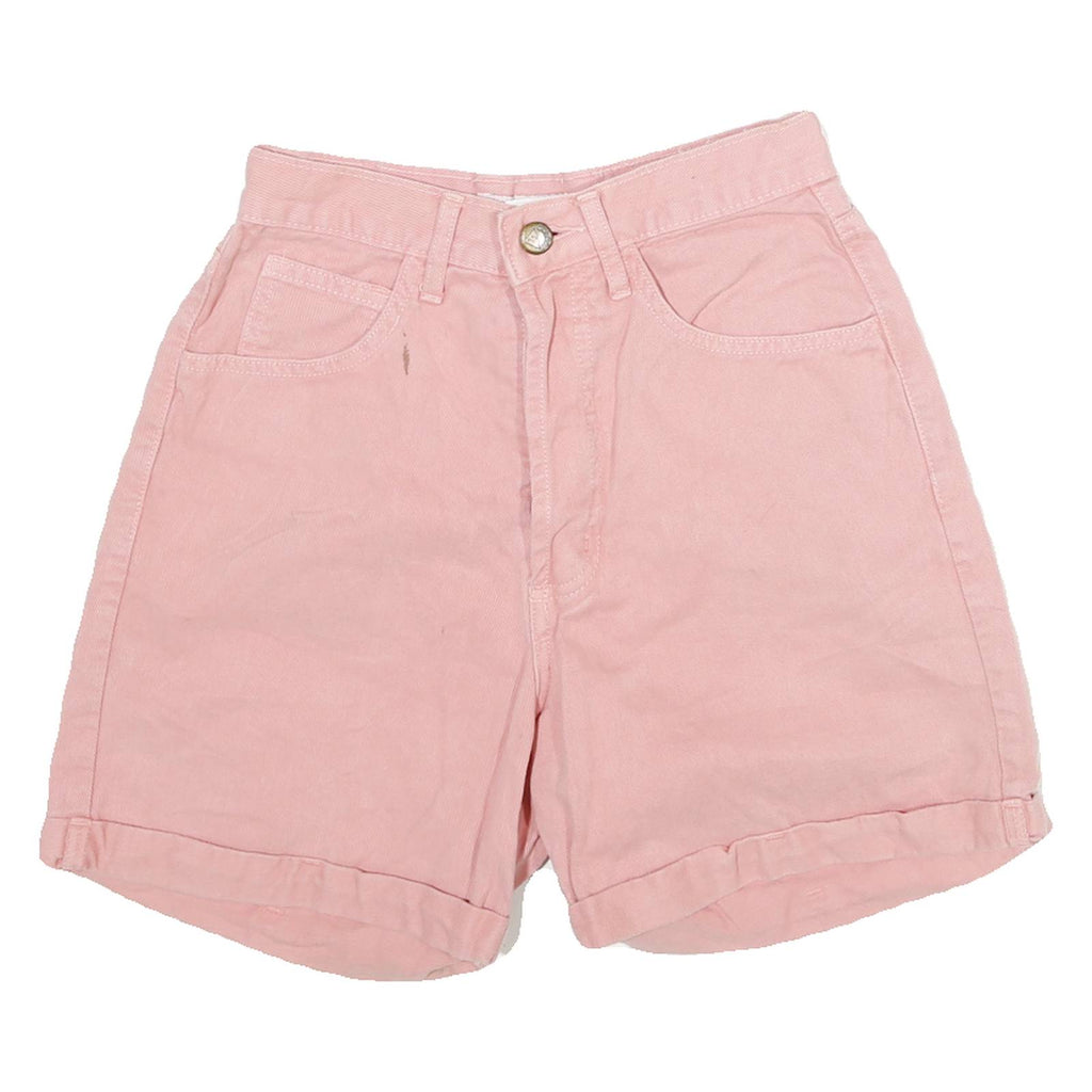 GUESS Womens Shorts Pink Cotton Blend Casual S W22 Stylish Summer