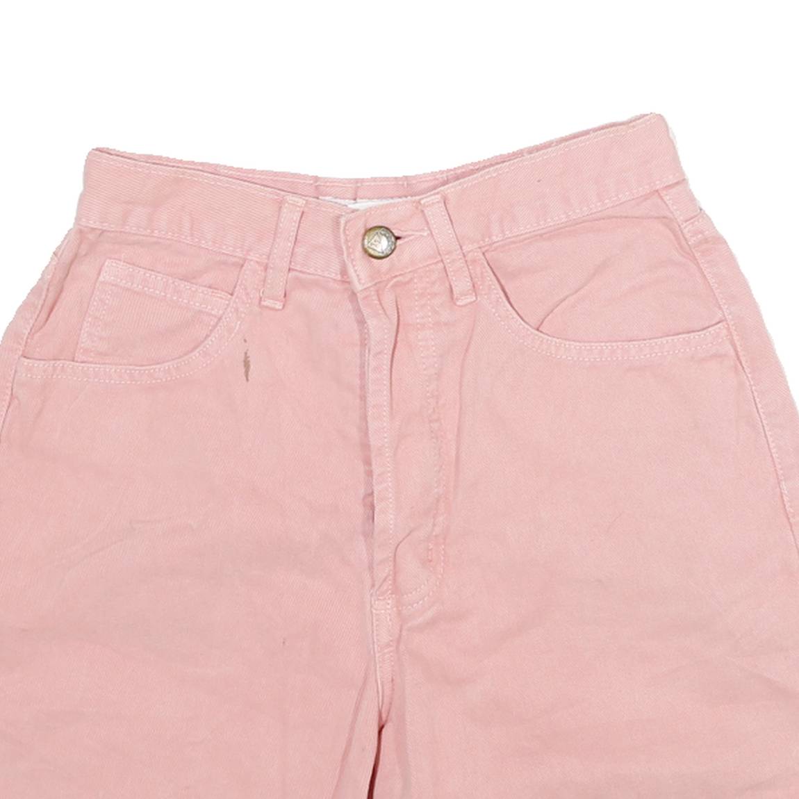 GUESS Womens Shorts Pink Cotton Blend Casual S W22 Stylish Summer