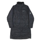 JACK WOLFSKIN Womens Black Quilted Jacket S Polyester Blend Zip Outdoor Warm