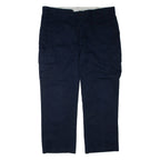 DICKIES Cargo Mens Trousers Blue Regular Straight W40 L30