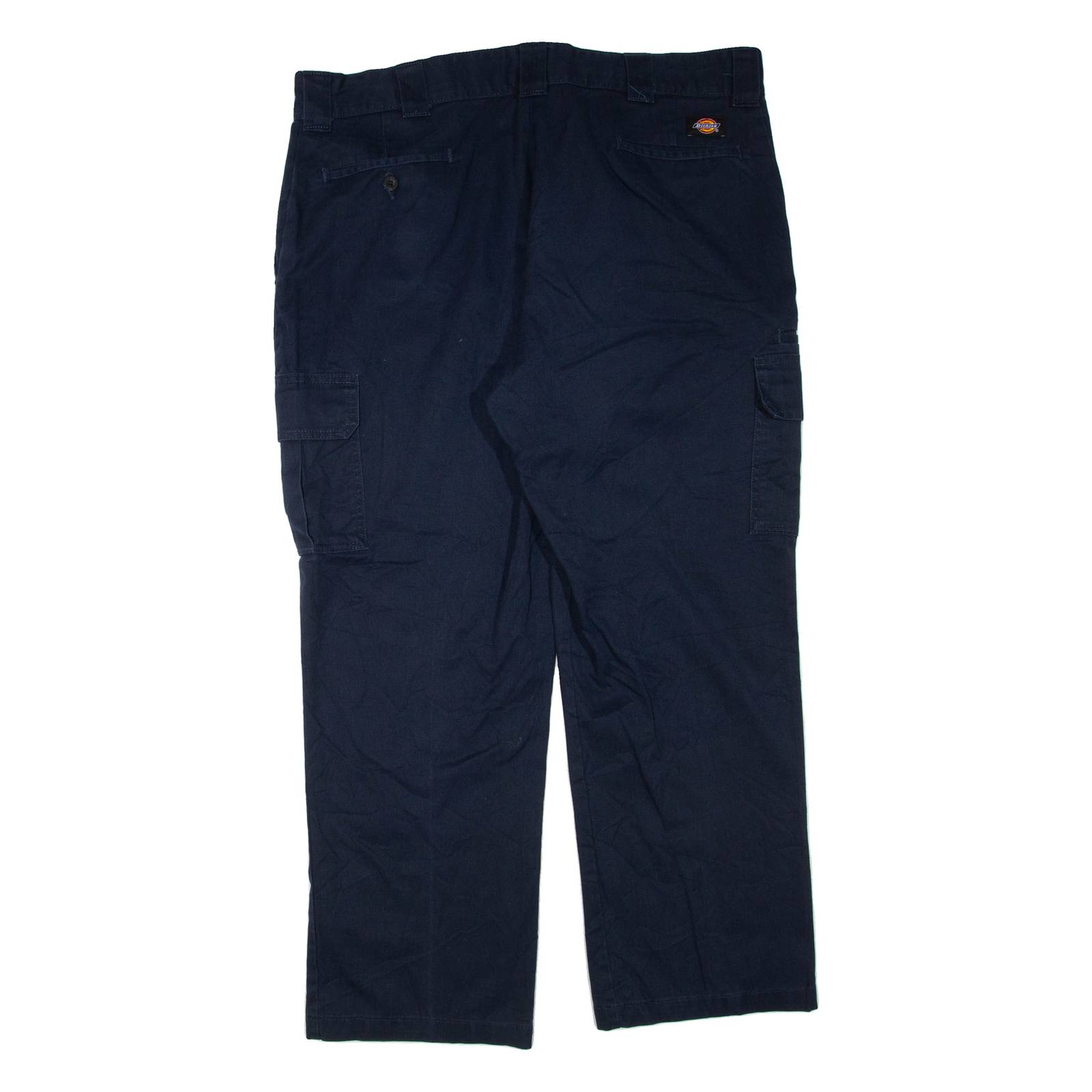 DICKIES Cargo Mens Trousers Blue Regular Straight W40 L30