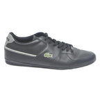 LACOSTE Mens Black Synthetic Trainers UK 7.5 Casual Lightweight Comfortable