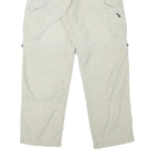 SCHOFFEL Womens Polyester Blend Cream Relaxed Cargo Trousers W28 L28 Outdoor