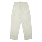 SCHOFFEL Womens Polyester Blend Cream Relaxed Cargo Trousers W28 L28 Outdoor