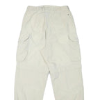 SCHOFFEL Womens Polyester Blend Cream Relaxed Cargo Trousers W28 L28 Outdoor