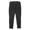 LEVI'S 711 Womens Jeans Black Slim Skinny Denim Medium W28 L28 Stretch