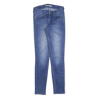 LEVI'S 711 Womens Slim Blue Denim Light W25 L27 Stretch Zip Skinny Jeans