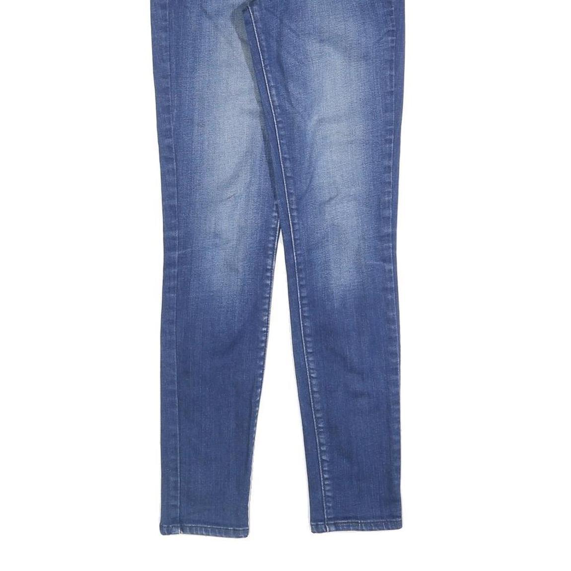 LEVI'S 711 Womens Slim Blue Denim Light W25 L27 Stretch Zip Skinny Jeans