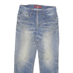 DICKIES Mens Slim Blue Cotton Blend Denim Jeans W28 L28 Classic Zip Pocket