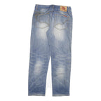DICKIES Mens Slim Blue Cotton Blend Denim Jeans W28 L28 Classic Zip Pocket