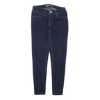 LEVI'S Womens Jeans Blue Slim Skinny Denim W24 L25 Classic Cotton Blend Zip