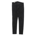 LEVI'S Big E Mens Jeans Black Slim Skinny Denim W32 L32 Classic Zip Closure