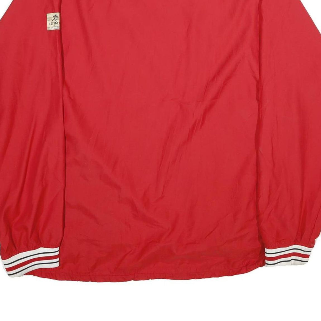 REEBOK Mens Red Wisconsin Crew Neck XL Lightweight Sports Sweatshirt