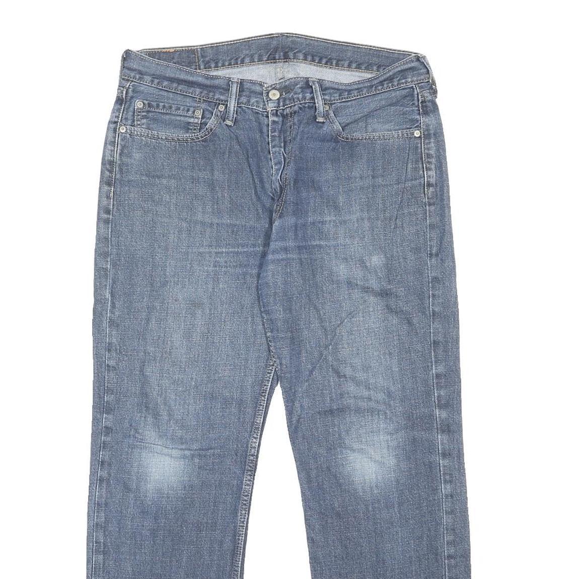 LEVI'S 514 Slim Mens Jeans Blue Slim Straight Denim Medium W36 L32 Classic Fit