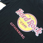 HARD ROCK CAFE Mens Black Gothenburg Graphic T-Shirt XS Short Sleeve Crew Neck