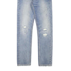LEVI'S 505 Womens Jeans Blue Slim Straight Denim Medium W25 L27 Stylish