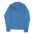 THE NORTH FACE Womens Blue Zip Jacket S Polyester Blend Plain Lightweight