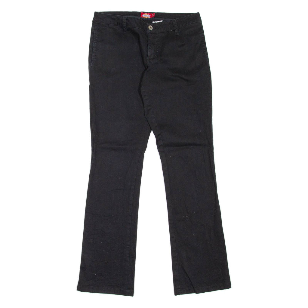 DICKIES Workwear Womens Trousers Black Regular Bootcut W28 L30