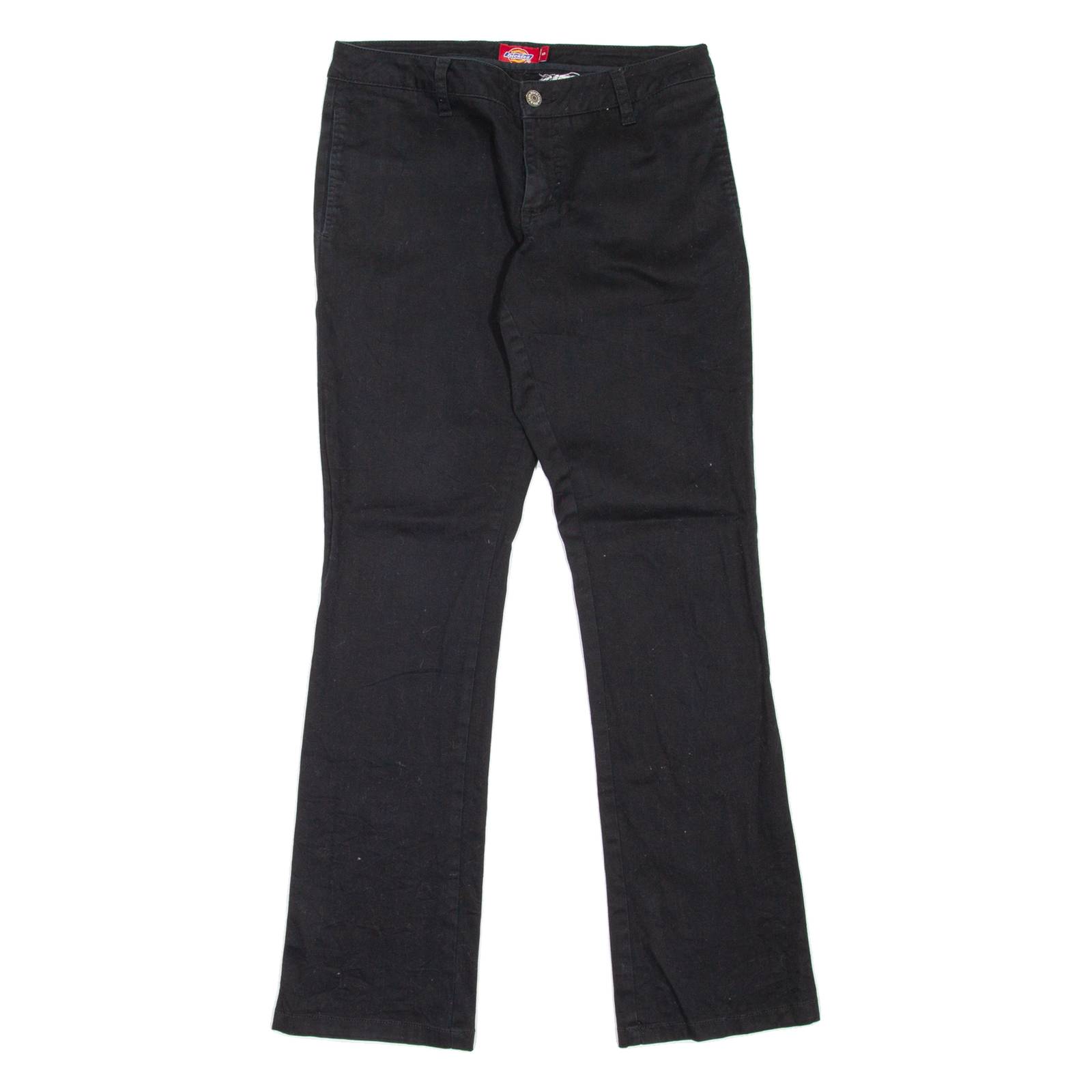 DICKIES Workwear Womens Trousers Black Regular Bootcut W28 L30