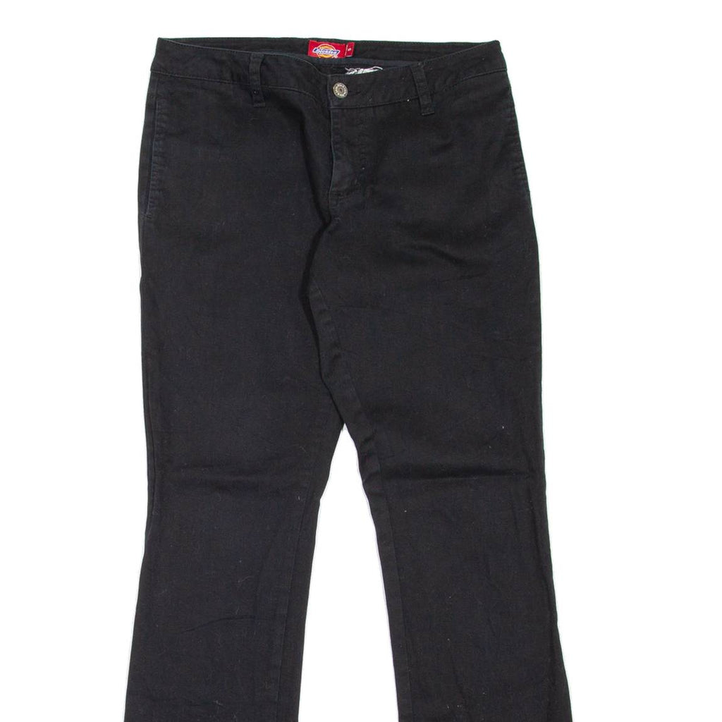 DICKIES Workwear Womens Trousers Black Regular Bootcut W28 L30