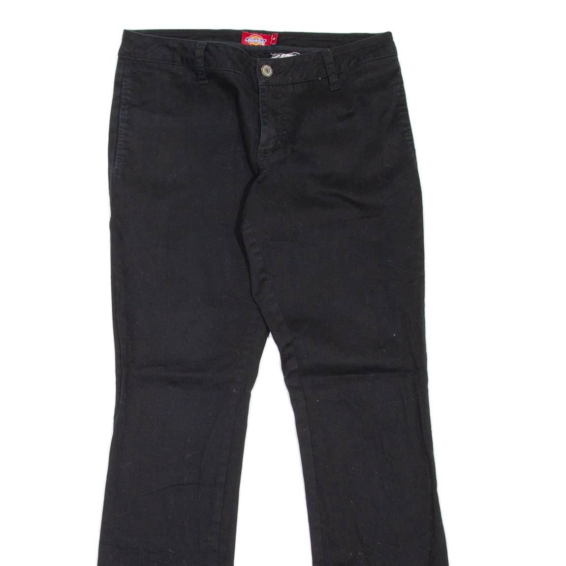 DICKIES Workwear Womens Trousers Black Regular Bootcut W28 L30