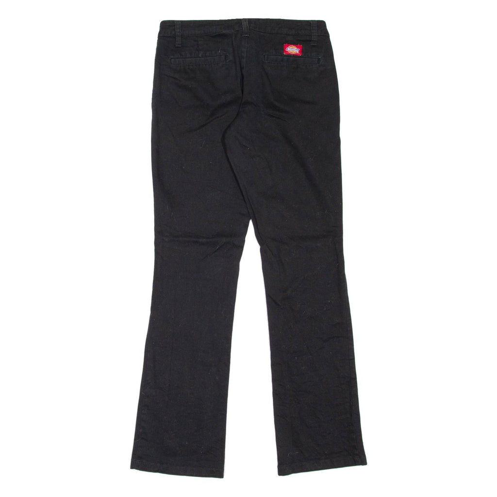 DICKIES Workwear Womens Trousers Black Regular Bootcut W28 L30