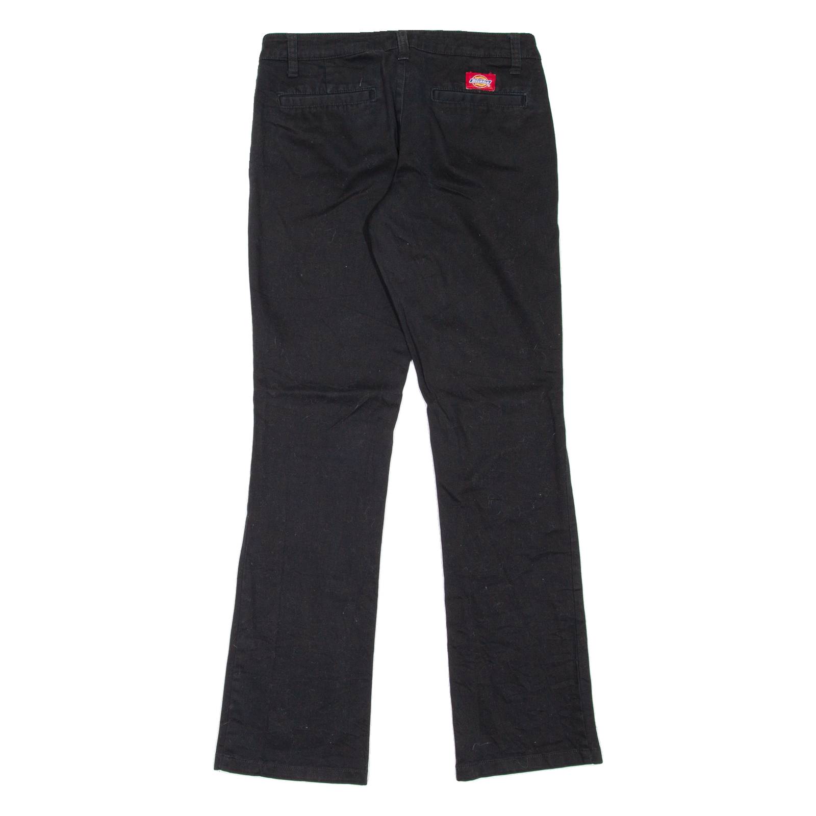 DICKIES Workwear Womens Trousers Black Regular Bootcut W28 L30