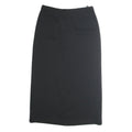 DEVILLE Womens Black Pencil Knee Length Polyester Skirt M Classic Formal Wear