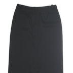 DEVILLE Womens Black Pencil Knee Length Polyester Skirt M Classic Formal Wear