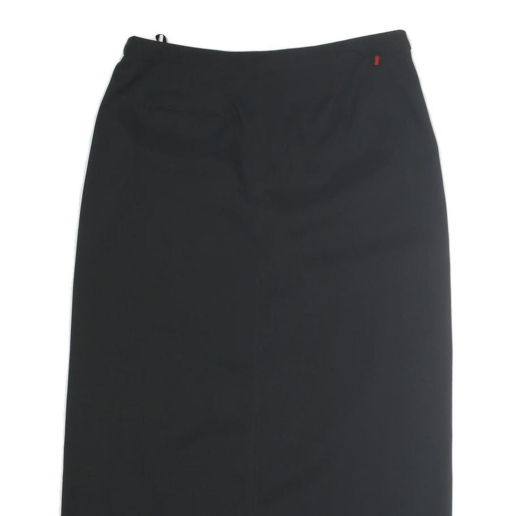 DEVILLE Womens Black Pencil Knee Length Polyester Skirt M Classic Formal Wear