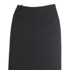 DEVILLE Womens Black Pencil Knee Length Polyester Skirt M Classic Formal Wear