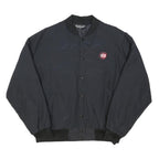 SPORTSMASTER Mens Black Jacket XL Polyester Blend Plain Zip Casual Lightweight