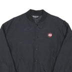 SPORTSMASTER Mens Black Jacket XL Polyester Blend Plain Zip Casual Lightweight