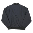 SPORTSMASTER Mens Black Jacket XL Polyester Blend Plain Zip Casual Lightweight