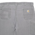 CARHARTT Mens Grey Casual Cotton Blend Relaxed Fit XL W40 Workwear Shorts