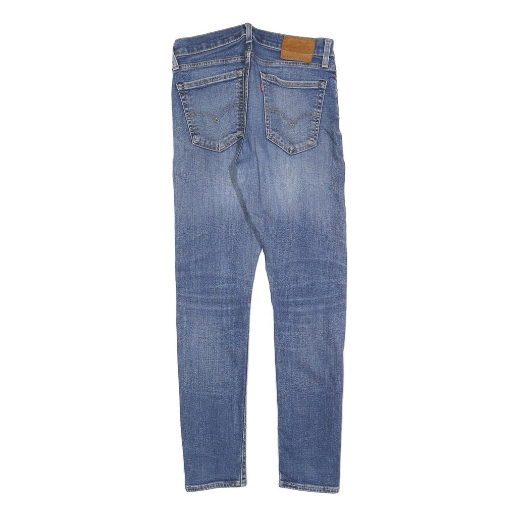 LEVI'S 519 BIG E Mens Jeans Blue Slim Skinny Denim Medium W32 L32 Slim Fit Zip